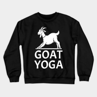 Goat Yoga With Goat Crewneck Sweatshirt